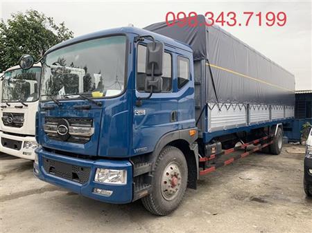 VEAM VPT880-2, 8 tấn thùng Bạt & Kín siêu dài 9.7m, động cơ CUMMINS ISD180